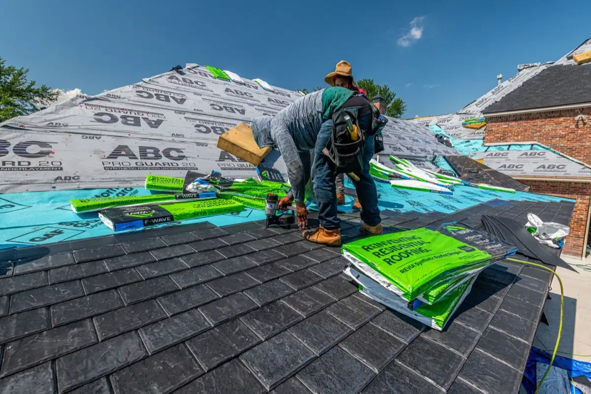 roofing project in Janesville, WI — 1